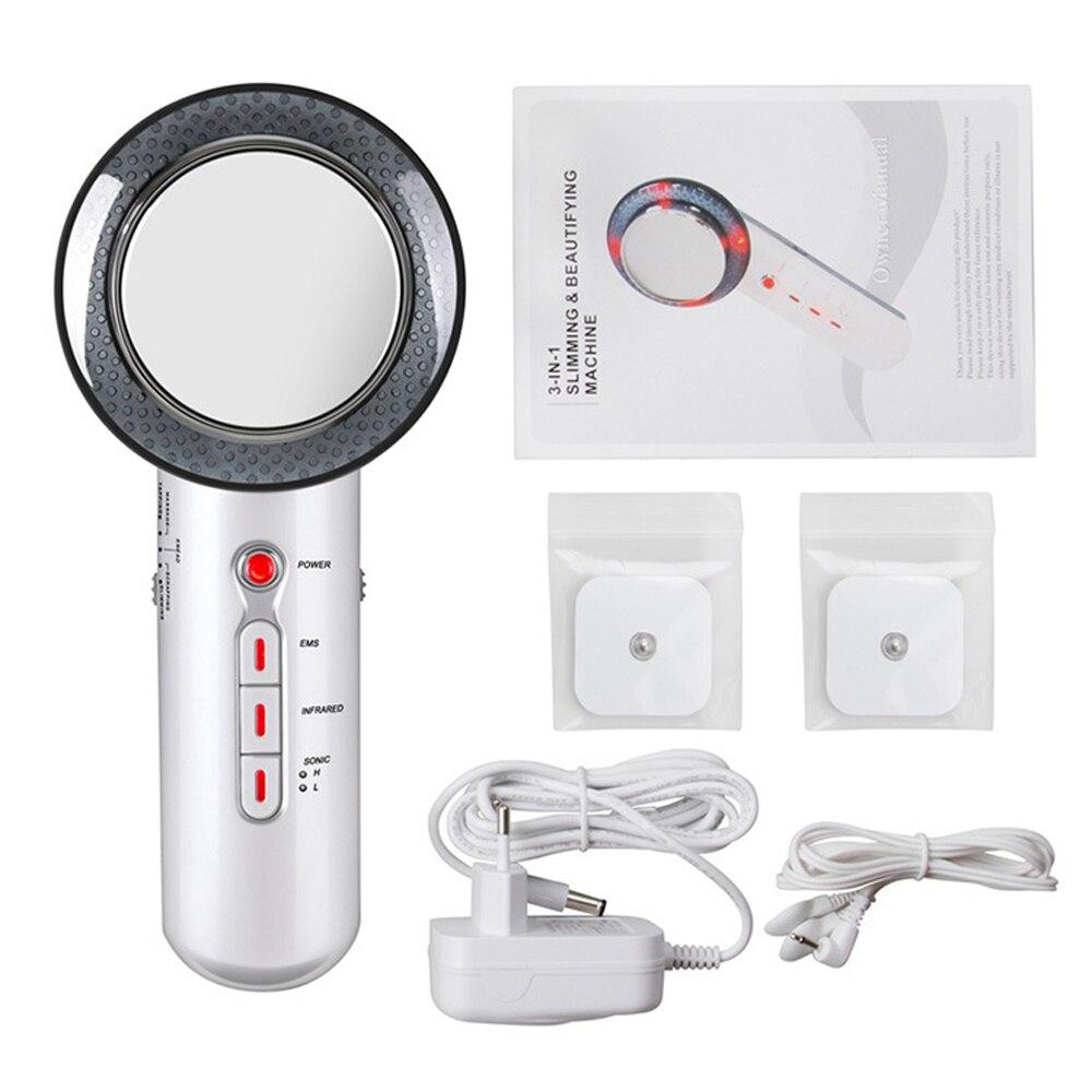 Infrared Ultrasonic EMS Body Slimming Massager Weight Loss Fat Burner Galvanic Therapy Ultrasound Cavitation Beauty Machine