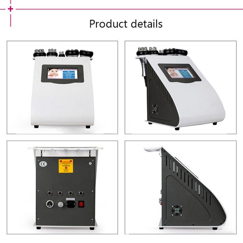 5 in 1 Vacuum Laser Radio Frequency RF 40K Cavi Lipo Slimming Ultrasonic Liposuction Cavitation Machine For Spa 2019 Hot Produt