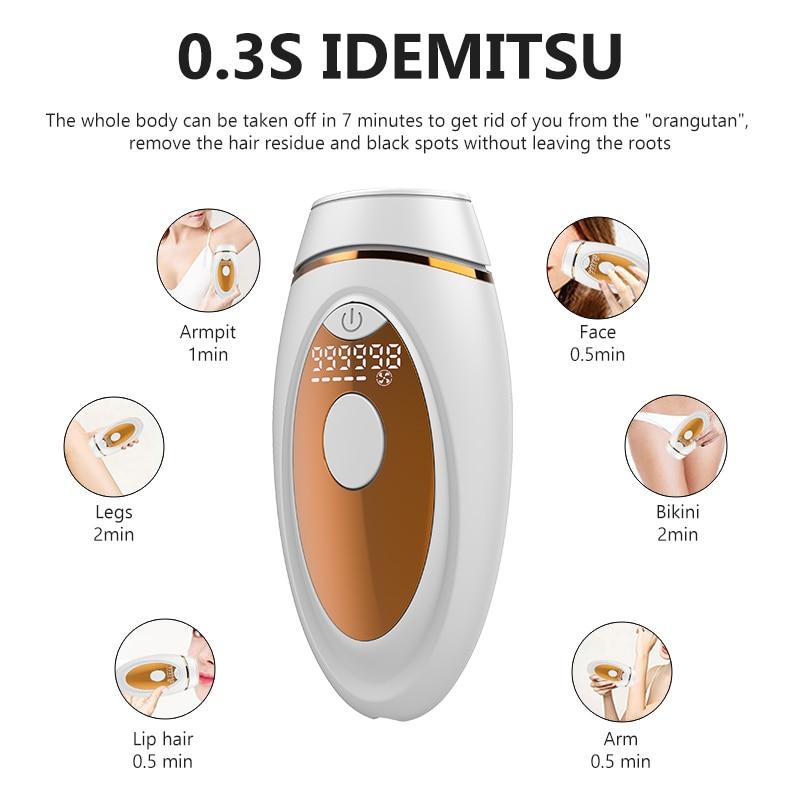 LCD Laser Epilator IPL Hair Removal Device 999000 Flash Auto Mode Painless Bikini Trimmer Photoepilation for Women Men
