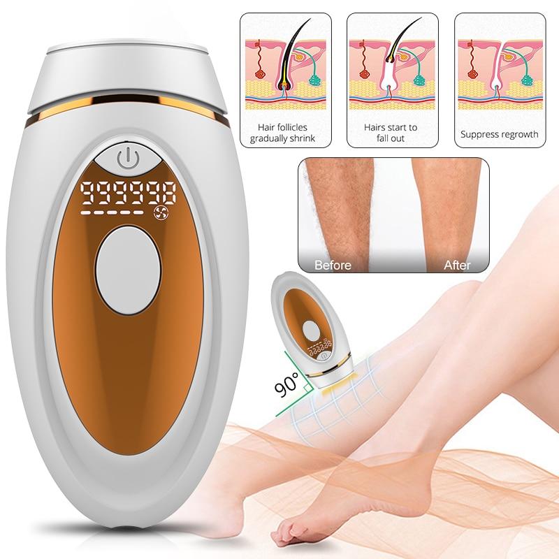 LCD Laser Epilator IPL Hair Removal Device 999000 Flash Auto Mode Painless Bikini Trimmer Photoepilation for Women Men