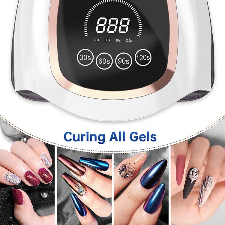 UV LED Lamp For Nails Drying Manicure Lamp With Memory Function LCD Display Professional LED Nail Lamp For Nail Art Salon Tools
