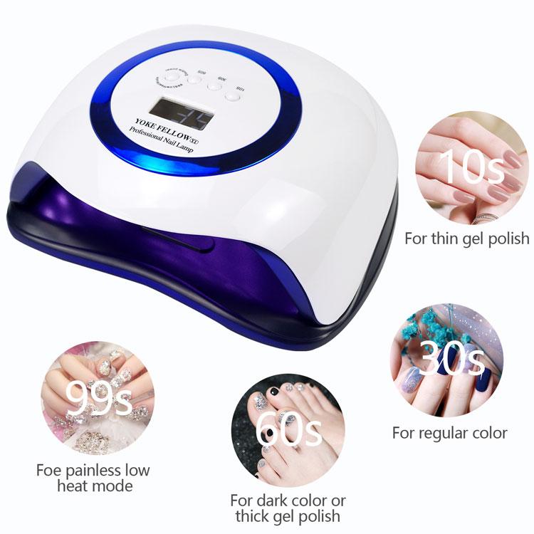 UV LED Lamp For Nails Drying Manicure Lamp With Memory Function LCD Display Professional LED Nail Lamp For Nail Art Salon Tools