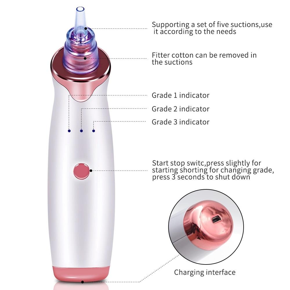 Skin Scrubber Face Massager EMS Mesotherapy RF Radio Frequency Facial Beauty Blackhead Remover Ultrasoic Infrared