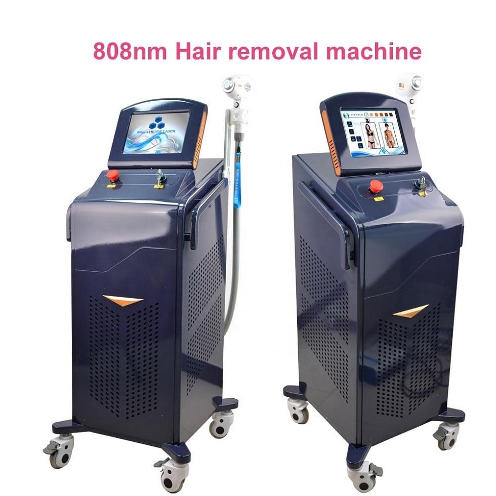 2021 Professional High Power Diode Laser 808nm Laser Hair Removal Machine 50 Million Shots Fast And Painless Cooling