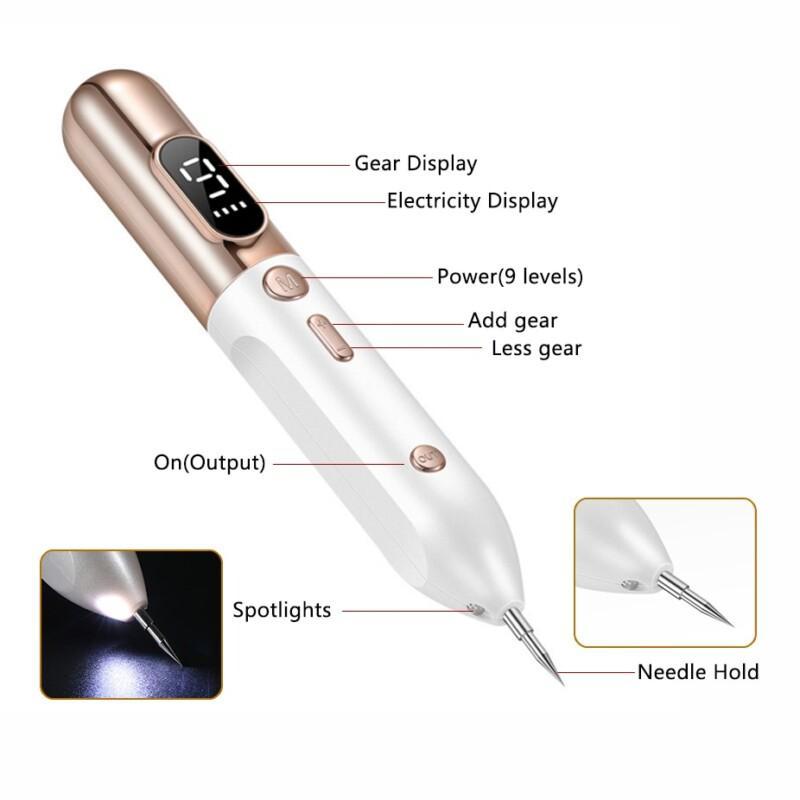 Laser Plasma Pen Mole Tattoo Freckle Wart Tag Removal Pen Dark Spot Remover For Face LCD Skin Care Tools Beauty Machine - Image 3