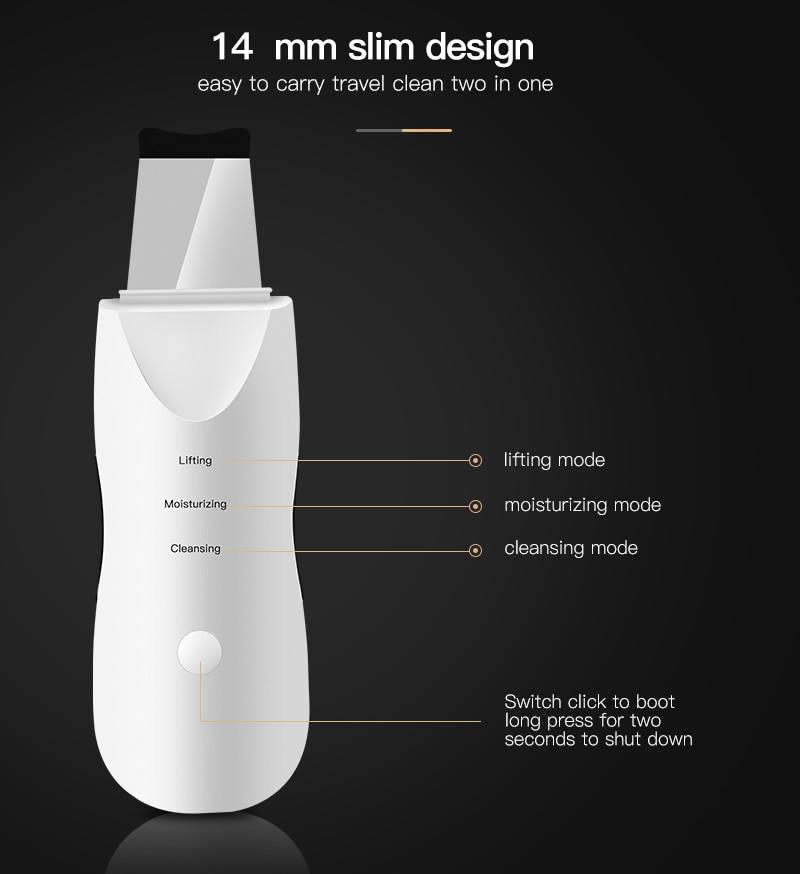 EMS RF Radio Frequency Blackhead Remover Skin Scrubber Face Cleaning Infrared Body Slimming Massager Lipo Facial Beauty Machine