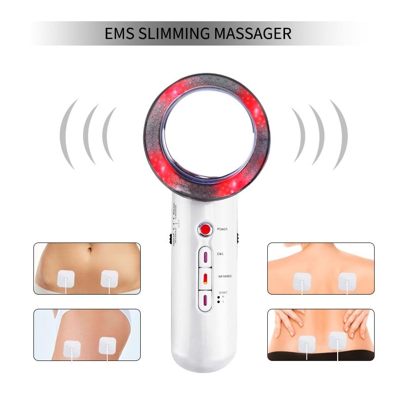 EMS RF Radio Frequency Blackhead Remover Skin Scrubber Face Cleaning Infrared Body Slimming Massager Lipo Facial Beauty Machine