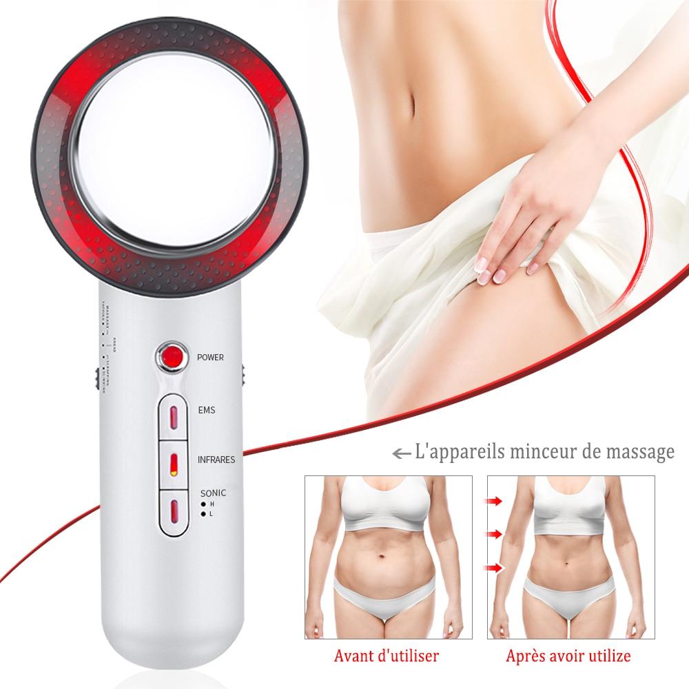 EMS RF Radio Frequency Blackhead Remover Skin Scrubber Face Cleaning Infrared Body Slimming Massager Lipo Facial Beauty Machine