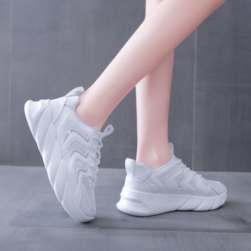 Thick-soled Old Shoes Women Sneakers 2021 New Student Sports Shoes Women Ins Trendy White Running Shoes Zapatillas De Deporte