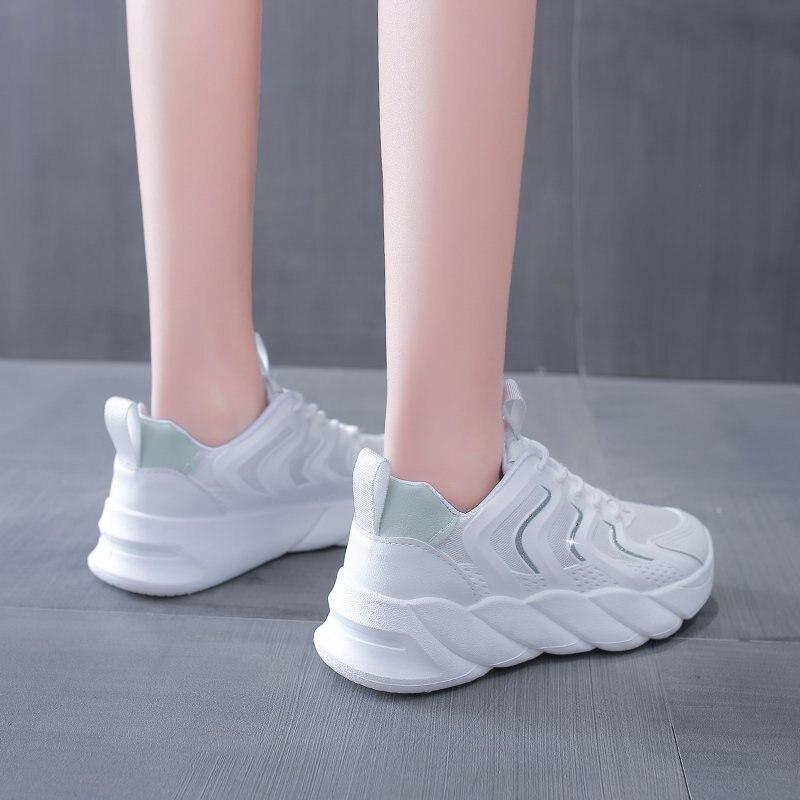 Thick-soled Old Shoes Women Sneakers 2021 New Student Sports Shoes Women Ins Trendy White Running Shoes Zapatillas De Deporte