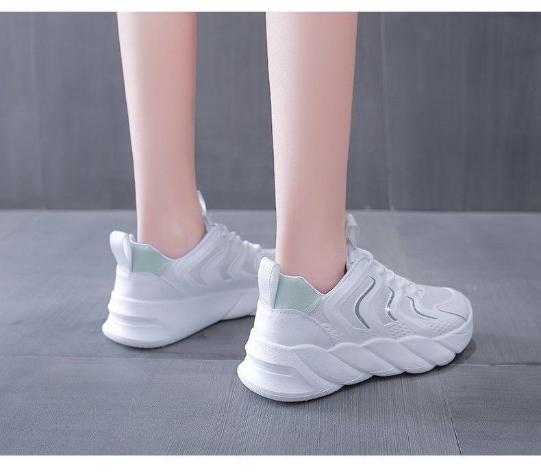 Thick-soled Old Shoes Women Sneakers 2021 New Student Sports Shoes Women Ins Trendy White Running Shoes Zapatillas De Deporte