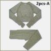 Army green 2pcs-A