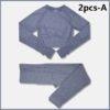 Grey blue 2pcs-A