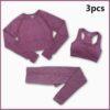 claret 3pcs