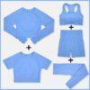 blue 5pcs