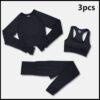 black 3pcs