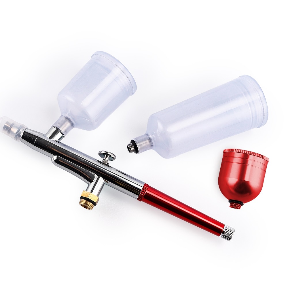 Top 0.3mm Mini Air Compressor Kit Air-Brush Paint Spray Gun Airbrush For Nail Art Tattoo Craft Cake Nano Fog Mist Sprayer