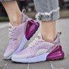 Air Cushioning Flat Shoes Women Plus Size Platform Sneakers Non Slip Damping Shoes Height Increase Ladies Trainers