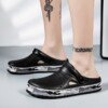 Men Clogs Sandals Large Size Slip On Outdoor Beach Summer Shoes Medical Clogs Causal Breathable Male Sandals With Hole 6