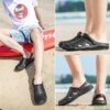 Men Sandals Summer Slippers Shoes Croc  Beach Sandals Casual Flat Slip On Slippers Flip Flops Hollow Shoes 3