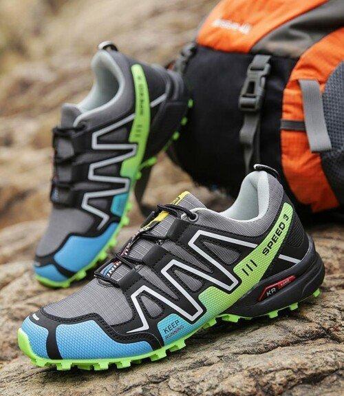 Men Casual Sports Shoes Running Shoes  Large Size Luminous Sneakers Non-slip Cross-country Running Shoes