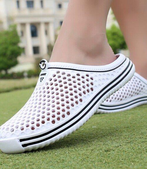 Women Casual Clogs Breathable Beach Sandals Valentine Slippers Summer Slip On Women Flip Flops Shoes Home Shoes For Unisex