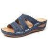 New Women Orthopedic Comfy Slippers With Three Arch Support Design With Toes Beach Non-slip Sandals  2