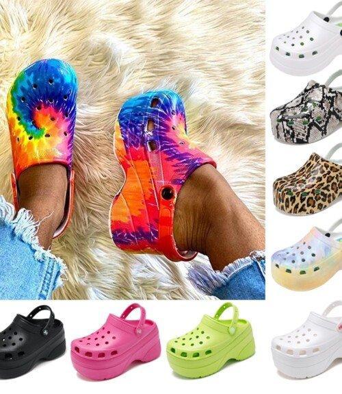 Platform Sandals Summer Women Shoes 8-10CM High Heels Women Sandals Charms Ladies Shoes And Sandals Breathable Female Shoes