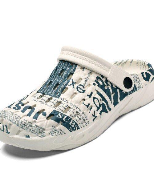 Large size Men Sandals Summer Hole Shoes Rubber Clogs Men  Soft bottom Garden Shoes Camouflage Beach Slippers