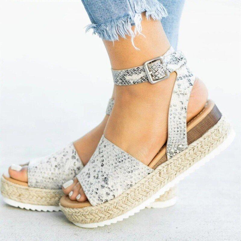 Women Sandals Wedges Shoes For Women High Heels Sandals Summer Shoes Flip Flops Femme Platform Sandals 4