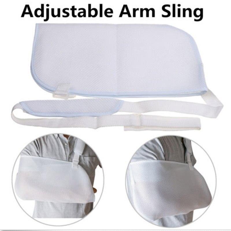 Adjustable Arm Wrist Fracture Sling Breathable Support Elbow Shoulder Protector Dislocation Broken Immobilizer Medical 2 Colors