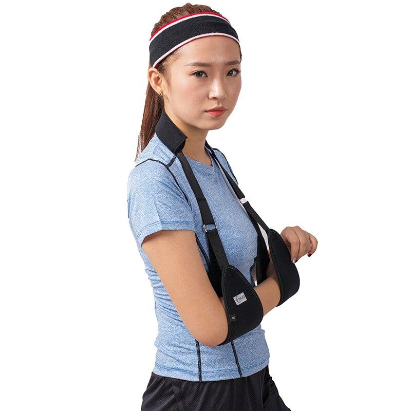 Triangle Dislocated Arm Sling Medical Shoulder Immobilizer Rotator Cuff Wrist Elbow Forearm Support Brace Strap with Soft Pad