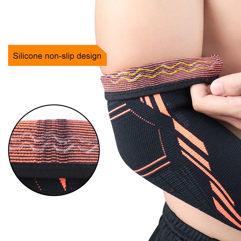 1Pcs Elbow Sleeve Elbow Compression Sleeve Sports Arm Forearm Brace Support Pad Crash-proof Basketball Cycling Arm Guard Sleeve