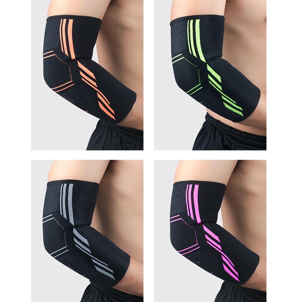 1Pcs Elbow Sleeve Elbow Compression Sleeve Sports Arm Forearm Brace Support Pad Crash-proof Basketball Cycling Arm Guard Sleeve