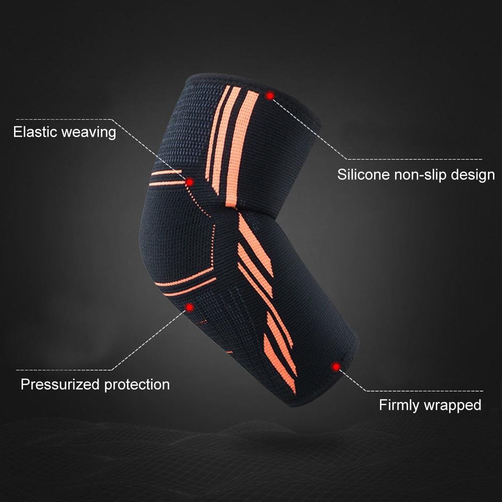 1Pcs Elbow Sleeve Elbow Compression Sleeve Sports Arm Forearm Brace Support Pad Crash-proof Basketball Cycling Arm Guard Sleeve