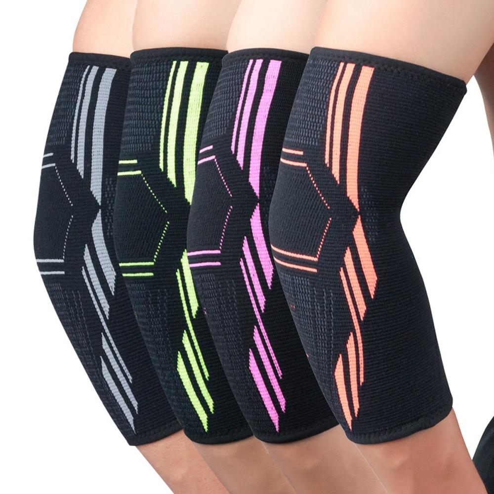 1Pcs Elbow Sleeve Elbow Compression Sleeve Sports Arm Forearm Brace Support Pad Crash-proof Basketball Cycling Arm Guard Sleeve