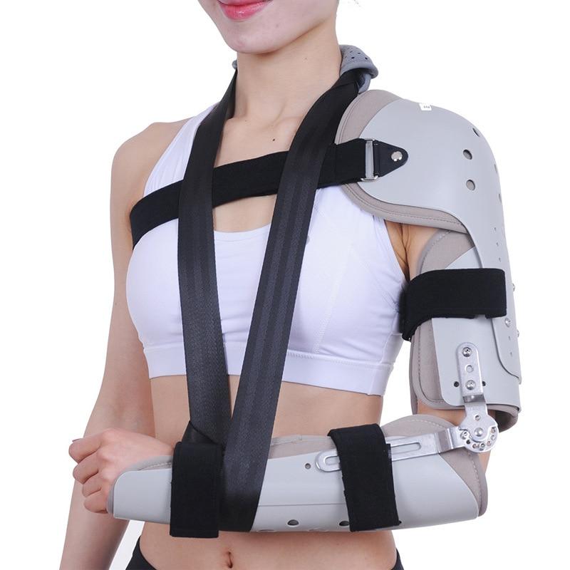 Adjustable Elbow Joint Fixed Brace Corrective Orthosis Activity Limitation Arm Fracture Protector