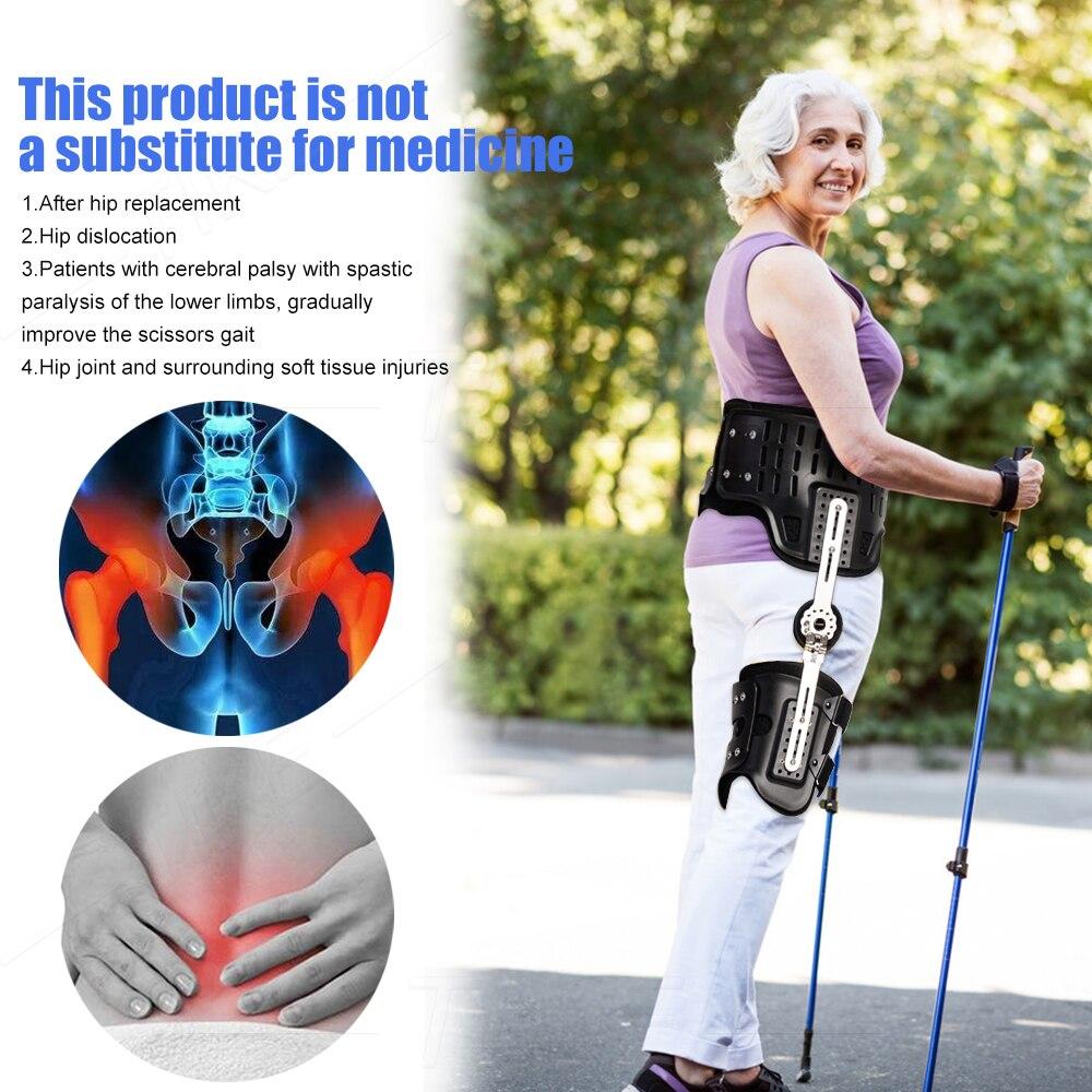 TIKE Hip Stabiliser Support Brace Corrector Hinged Hip Abduction Orthosis & Hip Groin Hamstring Thigh Sciatic Nerve Pain Relief