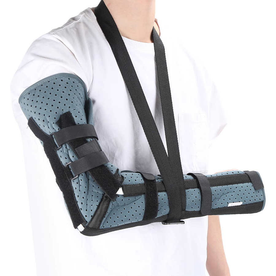 Elbow Brace Shoulder Sling Joint Fixed Support Belt Breathable Elbow Immobilizer Injury Recovery Arm Sling Elbow Guard Protector
