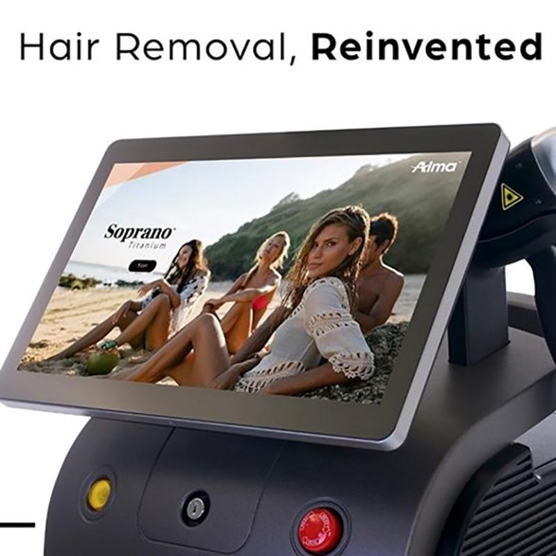 Alma 755nm 808nm 1064nm Diode Laser Alma Soprano ICE Triple Wavelength Diode Laser Alma Hair Removal Machine Device