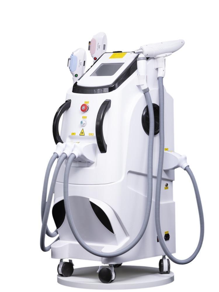 4 in 1 IPL Hair Removal Machine Laser Multifunction Fast Painless SHR Skin Rujuvenation Whiten Nd Yag Tattoo Remove Machine