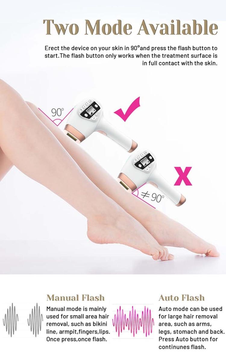 999999 Flashes IPL Laser Hair Removal Machine 5in1 Electirc Painless Permanent Epilator Device For Bikini Face Depilador A Laser