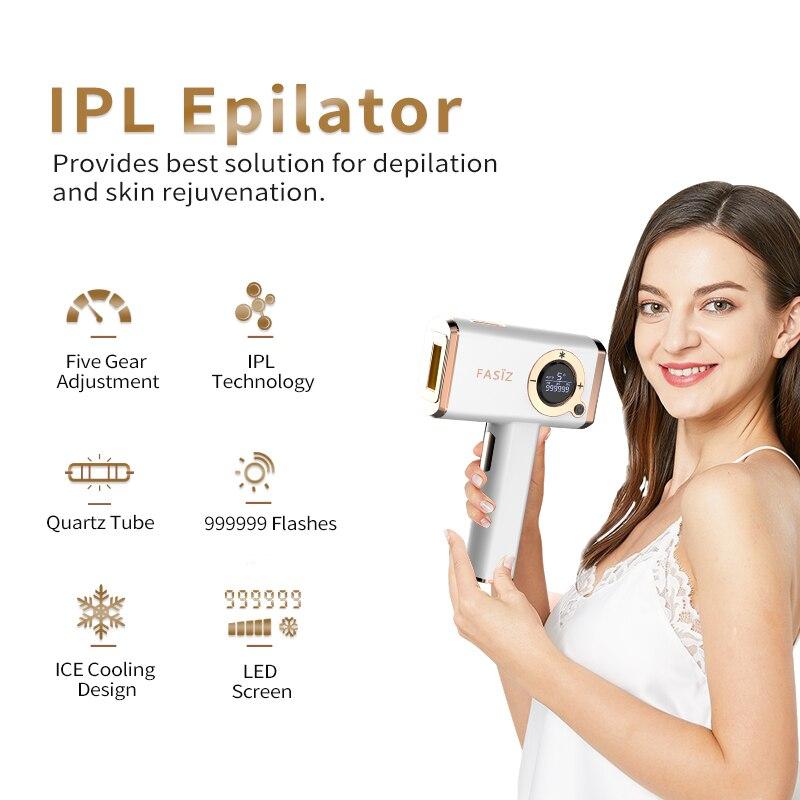 999999 Flashes Laser Epilator Hair Removal Depilador a Laser Ipl Epilator For Women Led Display Ice Feeling Photoepilator