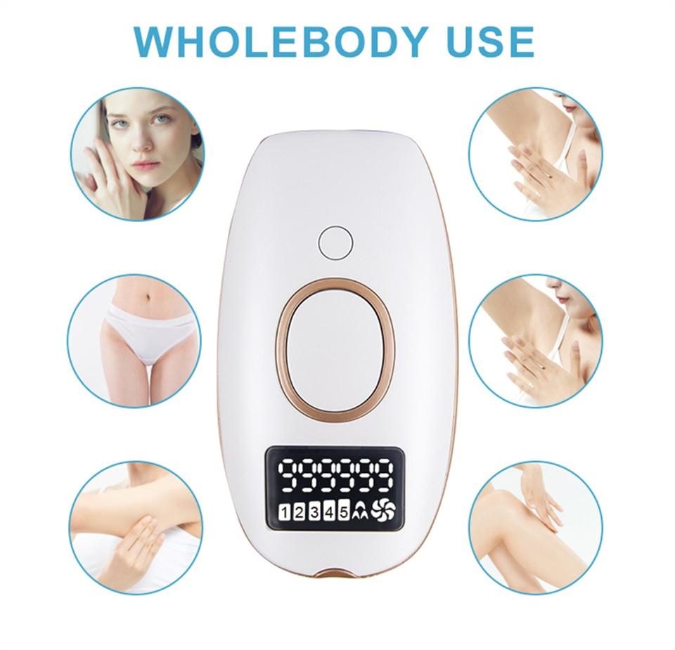 999999 Flashes Laser Epilator Hair Removal For Women IPL Pulsed Light Depilator With Led Display Maquina De Cortar Cabello