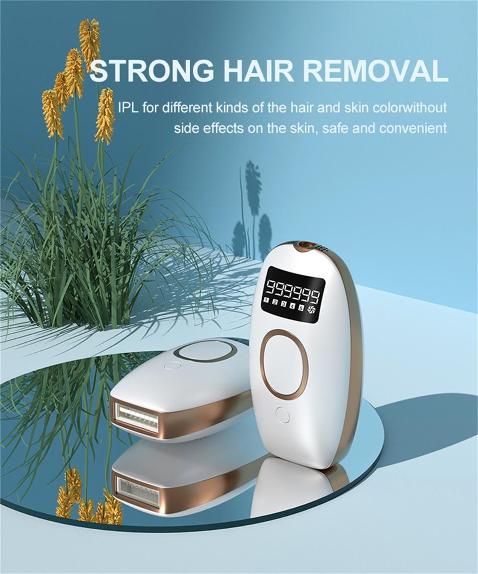 999999 Flashes Laser Epilator Hair Removal For Women IPL Pulsed Light Depilator With Led Display Maquina De Cortar Cabello