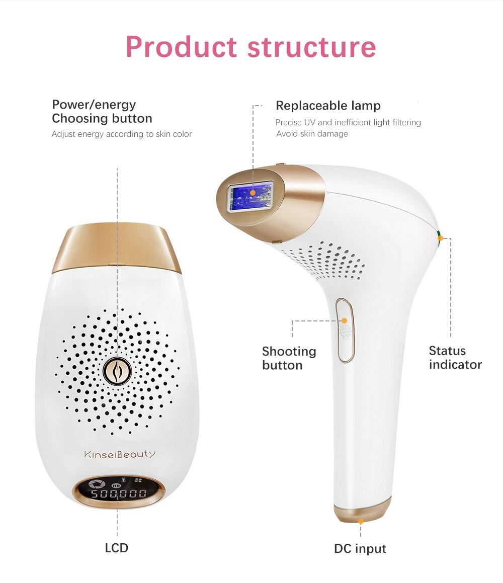 Laser Hair Remove Machine IPL 1500,000 Flash Epilator For Women Permanent Hair Remove Epilator Body Bikini Electric Depilador