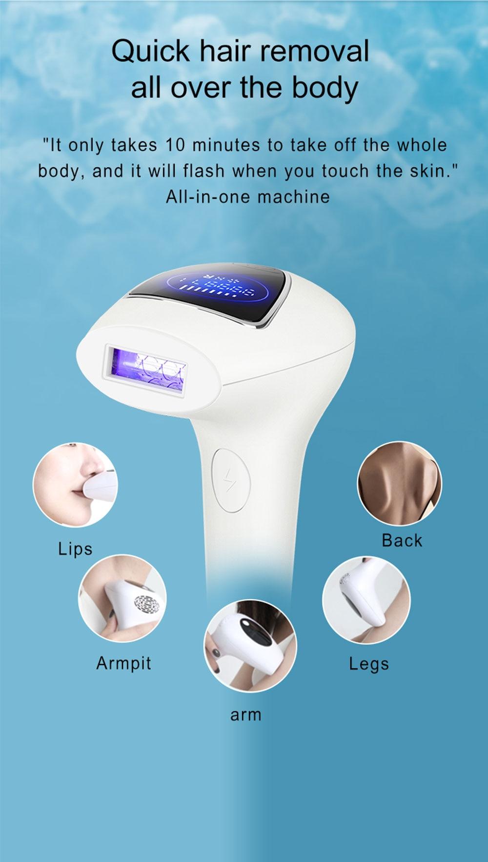 2022New 900000Flashes Laser Epilator Laser Hot Sell Permanent IPL Photoepilator Hair Removal Painless Electric Epilator Machine