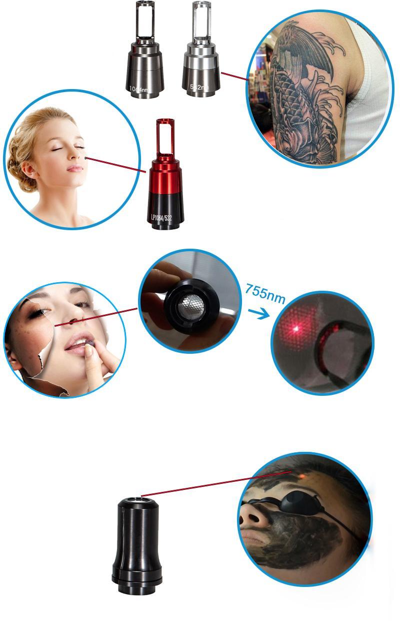 High Quality Nd Yag Laser 755 1320 1064 532nm Picosecond Laser Tattoo Removal Machine Face Skin Care Tools