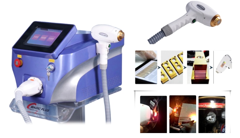 Diode Laser 755 808 1064nm Multi Wavelengths Hair Removal Machine Cooling Head Painless Laser Epilator Face Body Hair Removal