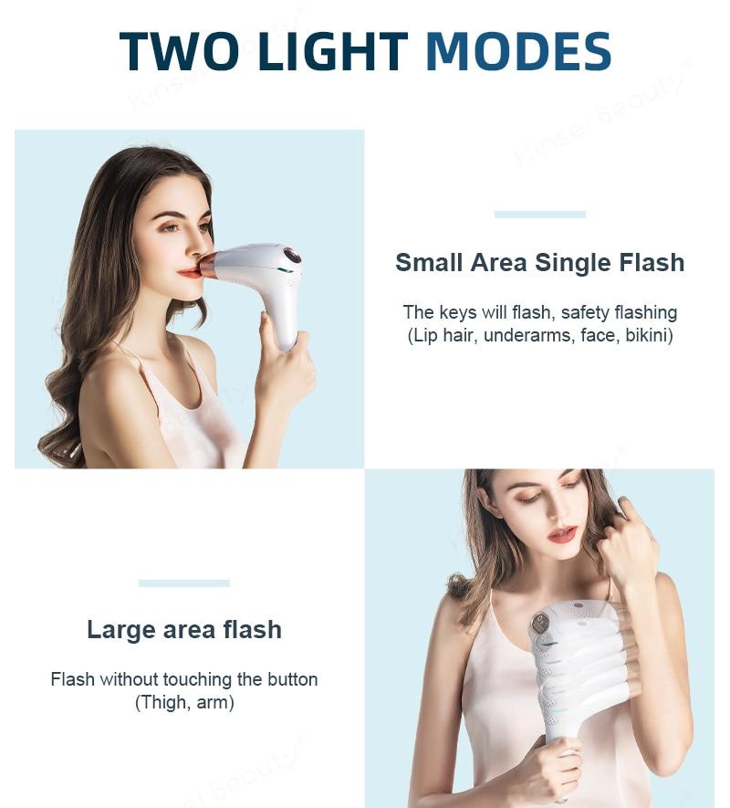 IPL Laser Hair Removal Machine Depilador a Laser IPL Laser Epilator Permanent Hair Removal Electric Depilador 500000 Flashes